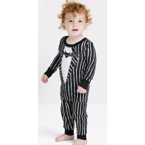 Disney's The Nightmare Before Christmas Jack Skellington Pajama set 12 Months - Picture 2 of 3